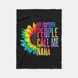 Manta Polar My Favorite People Call Me Nana Grandma Sunflower 