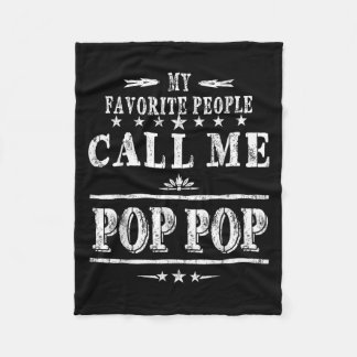 Manta Polar My Favorite People Call Me Pop Pop 