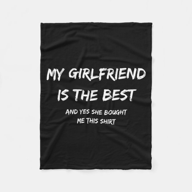 Manta Polar My Girlfriend Is The And Yes She Bought Me This  (Anverso)