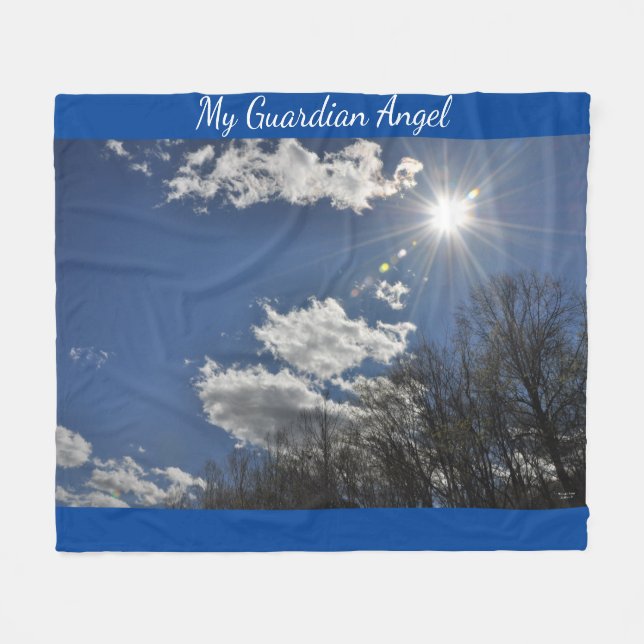 Manta Polar My Guardian Angel-Fleece Blanket (Frente (Horizontal))