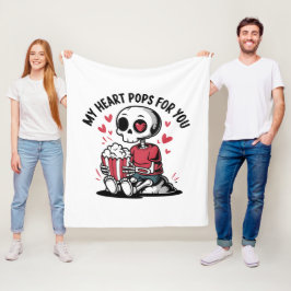Manta Polar My Heart Pops for you - Cosy Love Blanket