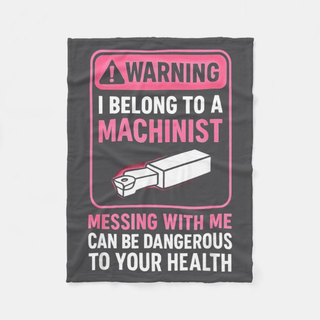 Manta Polar My Knight In Machinist Wife Girlfriend Funny Anniv (Anverso)