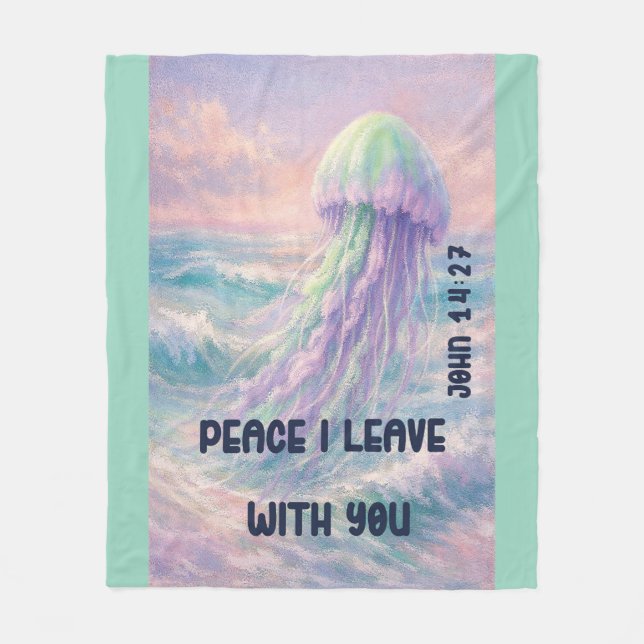 Manta Polar My Peace I Give You (Anverso)