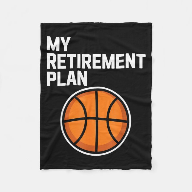 Manta Polar My Retirement Plan Basketball Srts Lover Fan  (Anverso)
