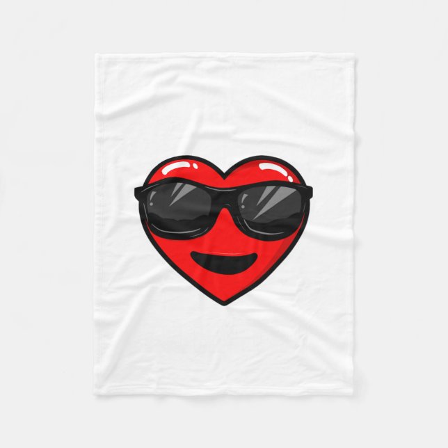 Manta Polar My Sister Is My Valentine Heart Sungles Boy Girl  (Anverso)