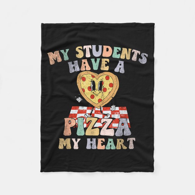 Manta Polar My Students Have A Zza-my-heart Valentines Day Tea (Anverso)