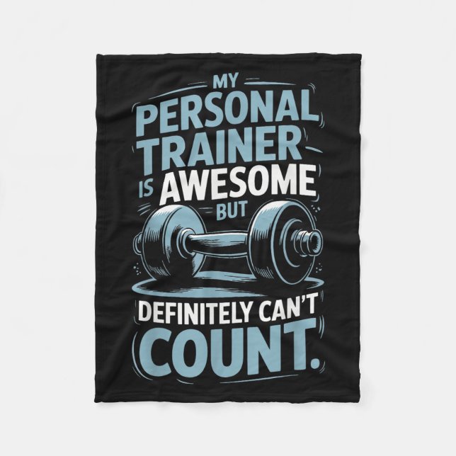 Manta Polar My Trainer Is Awesome But Definitely Can't Count  (Anverso)