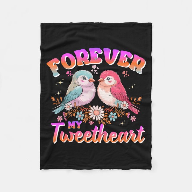 Manta Polar My Tweetheart Forever Valentines Day Love Couple B (Anverso)