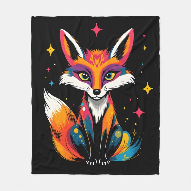 Manta Polar Mystical Fox (Anverso)