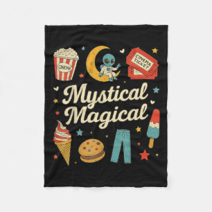 Manta Polar Mystical Magtical Retro Regalos de espacio estétic