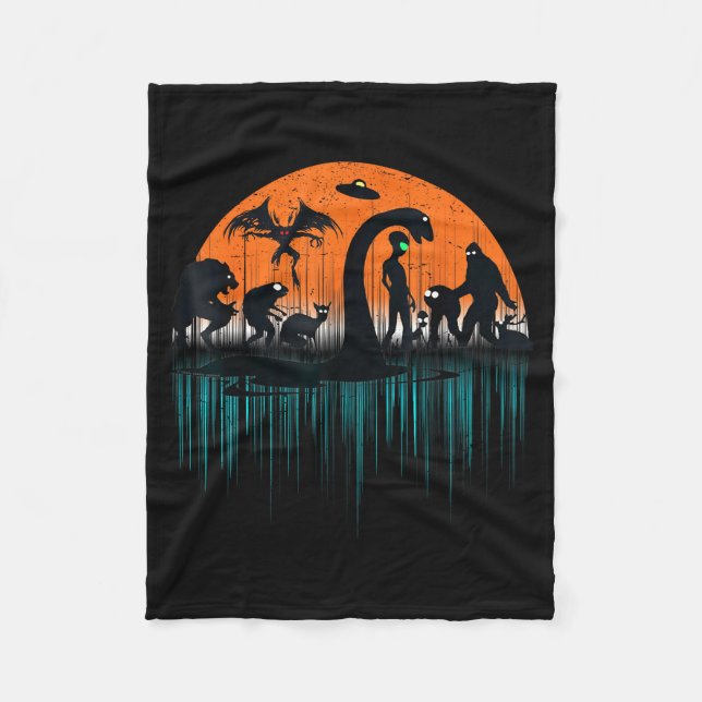 Manta Polar Mythical Loch Ness Bigfoot Mothman Aliens Funny Cr (Anverso)