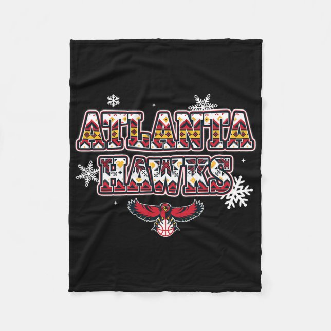 Manta Polar N Atlanta Hawks Christmas Ugly Sweater  (Anverso)