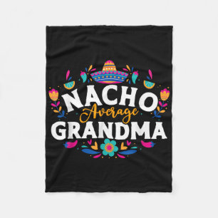 Manta Polar Nacho: Abuela promedio cinco de mayo mexicano
