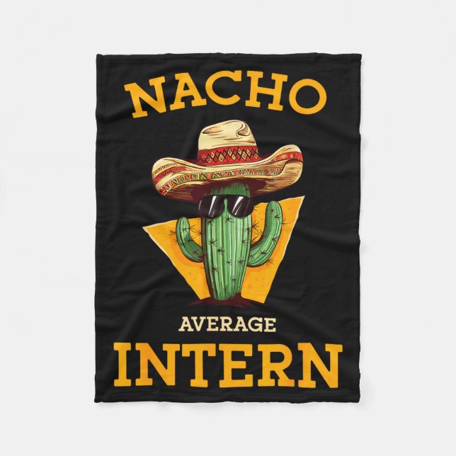 Manta Polar Nacho Average Intern Funny New Job Coworker Office (Anverso)