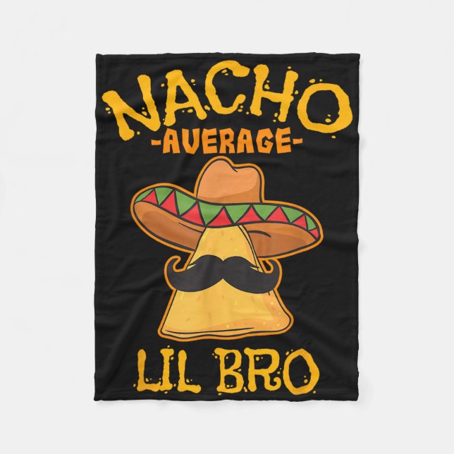 Manta Polar Nacho Lil Bro Cinco De Mayo (Anverso)