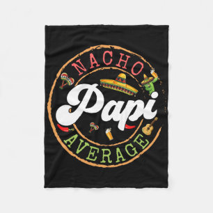 Manta Polar Nacho Promedio Cactus Papi Cinco De Mayo Coinciden