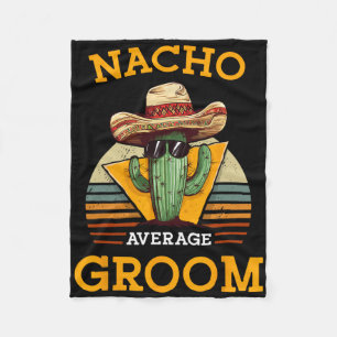 Manta Polar Nacho Promedio Groom Boda Diversión Futuro Esposo