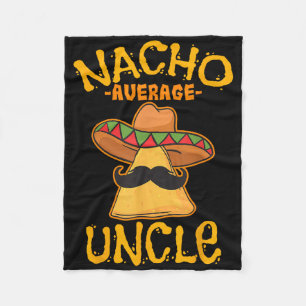 Manta Polar Nacho promedio tío cinco de mayo Sombrero mexicano