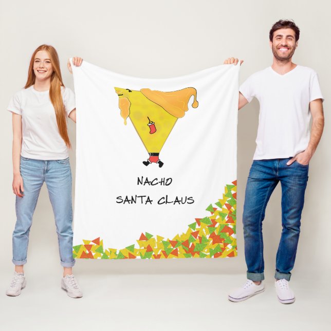 Manta Polar Nacho Santa con chile (In situ)