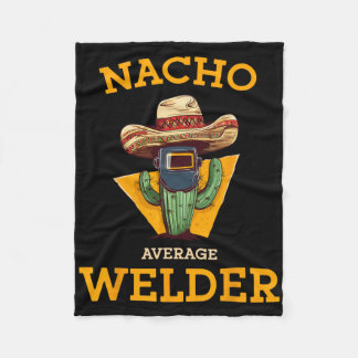Manta Polar Nacho soldador promedio Metalizado mexicano Chiste