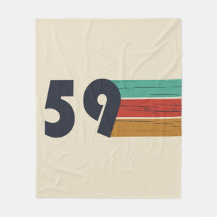 Manta Polar nacido en 1959, cumpleaños vintage