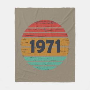 Manta Polar Nacido en 1971 como regalo de cumpleaños vintage