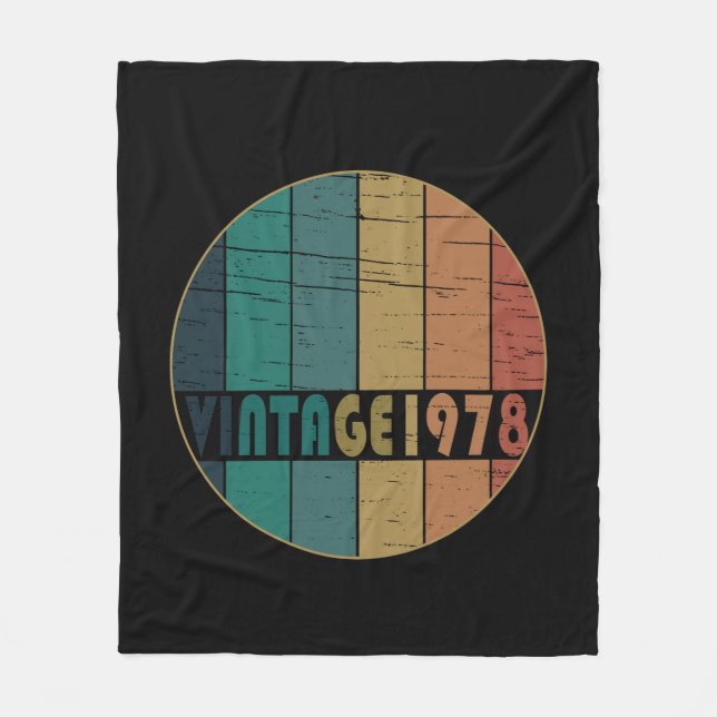 Manta Polar Nacido en 1978, en un antiguo cumpleaños (Anverso)