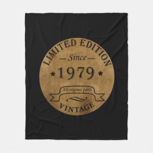 Manta Polar Nacido en 1979, cumpleaños vintage