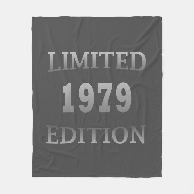 Manta Polar nacido en 1979 regalo de edición limitada (Anverso)