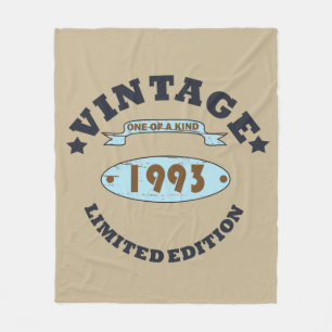 Manta Polar nacido en 1993 regalo de cumpleaños vintage