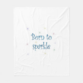 Manta Polar Nacido En Sparkle