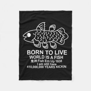 Manta Polar Nacido Para Vivir El Mundo Es Un Memes De Pescado