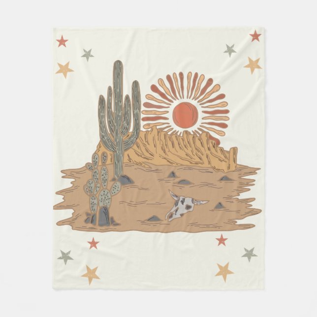 Manta Polar Nacimiento de Vaqueros del País Occidental (Anverso)