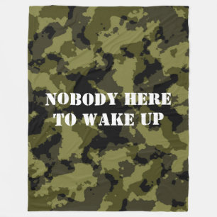 Manta Polar Nadie aquí para despertar