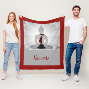 Manta Polar Namaste Yoga Buddha Monk Espiritual Metafísico