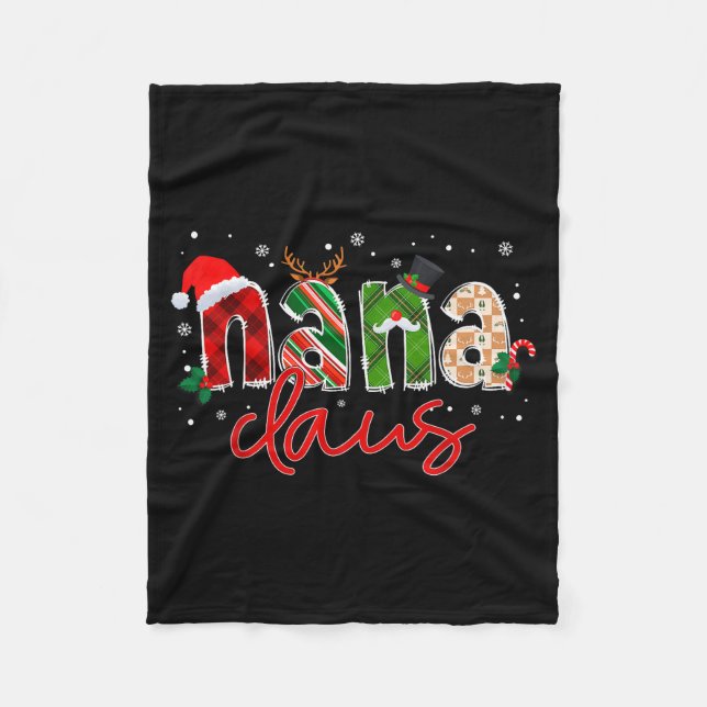 Manta Polar Nana Claus Santa Claus Family Matching Christmas P (Anverso)