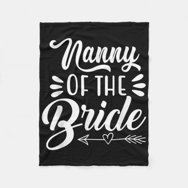 Manta Polar Nana De La Novia Wedding Party Family Bridal Sho (Anverso)