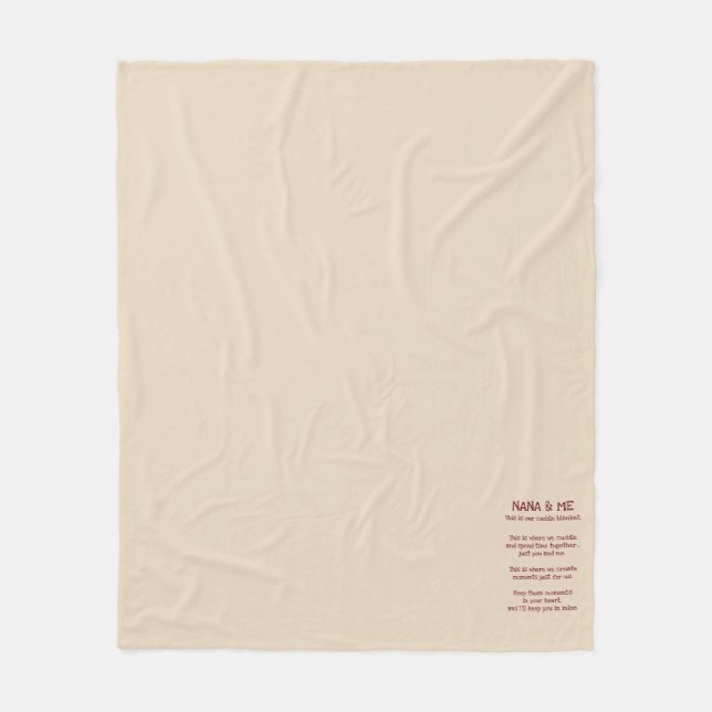 Manta Polar Nana & Me Cuddle Blanket (Anverso)