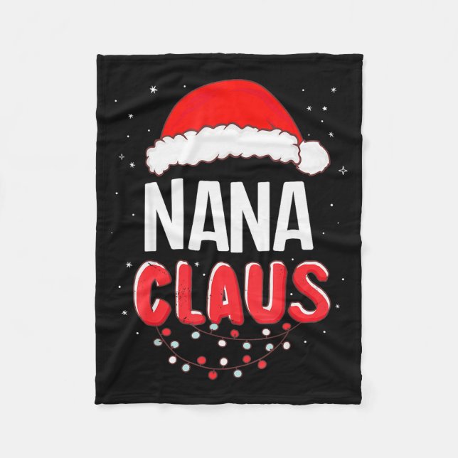 Manta Polar Nana Santa Claus Christmas Matching Costume  (Anverso)