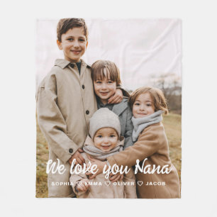 Manta Polar Nana We Love you Hearn Modern Single Photo