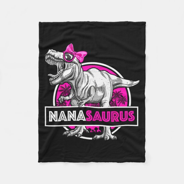 Manta Polar Nanasaurus T-rex Matching Funny Grandma Saurus Din (Anverso)