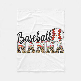 Manta Polar Nanna Women Ballpark Nanna Baseball Mom Madres Da