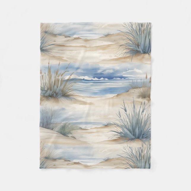 Manta Polar Nantucket design beach art blanket (Anverso)