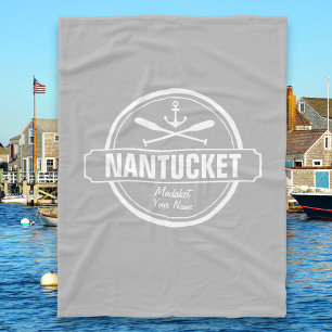 Manta Polar Nantucket, nombre personalizado de MAMÁES, ancla