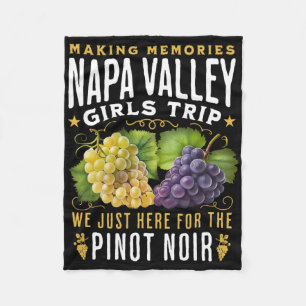 Manta Polar Napa Valley Chicas Viaje Tour de Viñedos del País 