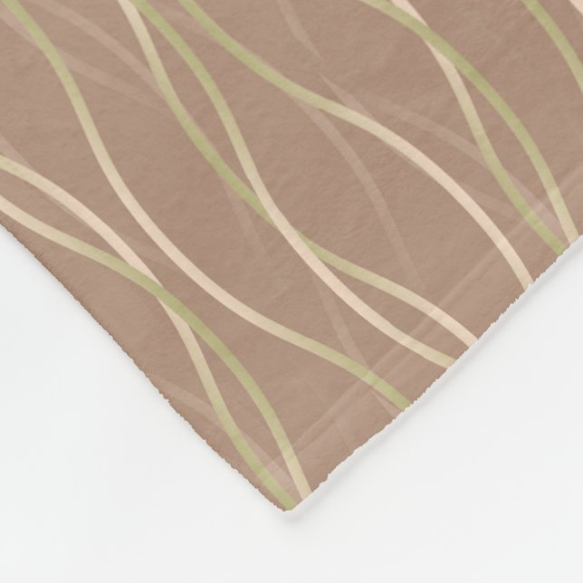 Manta Polar Napolitano Macchiato Pistachio Cinta y sombra. (Esquina)