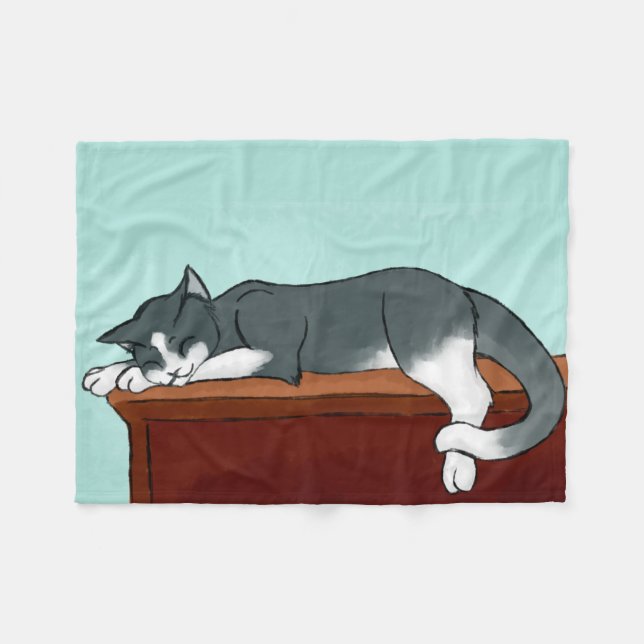Manta Polar Napping Kitty (Frente (Horizontal))