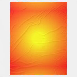 Manta Polar Naranja amarillo solar rojo brillante alegre