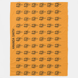 Manta Polar Naranja, bailarinas del Black Silhouette Festival