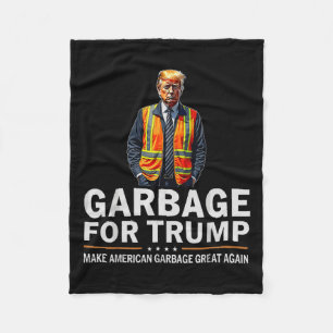 Manta Polar Naranja de seguridad reflexiva Donald Trump Garbyg